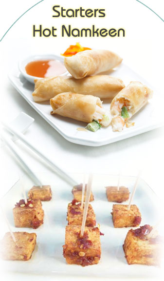 Catering menu jaipur rajasthan india, wedding Namkeen Strarters india, Indian Party Catering Services,Best Catering Jaipur,India.
